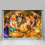 Allenjoy Nativity Baby Jesus Photoshoot Christmas Backdrop