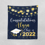 Allenjoy Personalized Class Of 2022 Graduation Backdrop Banner