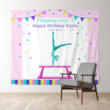 Allenjoy Personalized Dance Birthday Backdrop For Girl