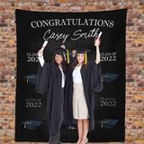 Allenjoy Personalized High School Graduation Backdrop Banner