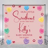 Allenjoy Personalized Little Sweetheart Baby Shower Backdrop