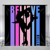 Allenjoy Personalized Name Believe Dance Birthday Backdrop