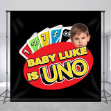 Allenjoy Personalized Name Uno Card Games Party Backdrop