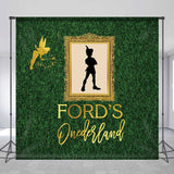 Allenjoy Personalized Onedeland Green Lawn Birthday Backdrop