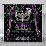 Allenjoy Personalized Pearls 40Th Costume Birthday Backdrop