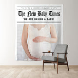 Allenjoy Personalized Pregnancy Photo Baby Shower Backdrop