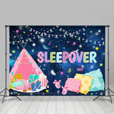 Allenjoy Pillow Starry Sky Dessert Sleepover Party Backdrop