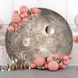 Allenjoy Planet Seleno Moon Aviation Grey Circle Backdrop