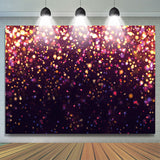 Allenjoy Purple Glitter Bokeh Backdrop Birthday Party