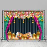 Allenjoy Shiny Lights Fiesta Holiday Dance Party Backdrop