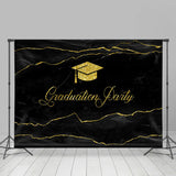 Allenjoy Simple Glitter Lines Graduation Party Backdrop