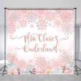 Allenjoy Snowflake Winter Onderland Custom 1St Birthday Backdrop