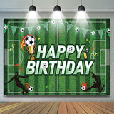 Allenjoy Soccer Football Theme Boys Birthday Party Backdrop