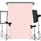 Allenjoy Solid Pink Elegant Bridal Shower Party Backdrop