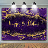 Allenjoy Special Glitter Happy Birthday Backdrop Female