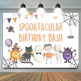 Allenjoy Spooktacular Birthday Bash Lovely Hallween Backdrop