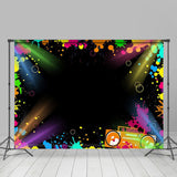 Allenjoy Spotlight Pigment Radio Hiphop Dance Party Backdrop