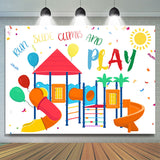 Allenjoy Summer Water Park Play Party Backdrop Adults