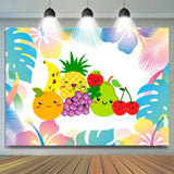 Allenjoy Sweet Furit Summer Leaves Party Event Backdrop