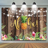 Allenjoy Tropical Hawaiian Luau Summer Photography Backdrop