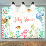 Allenjoy Underwater Photography Background Summer Cartoon Fishes