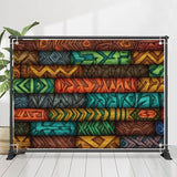 Allenjoy Unique African Tribe Patterns Birthday Backdrop