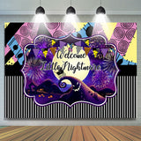 Allenjoy Welcome Nightmare Halloween Baby Shower Backdrop