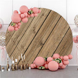 Allenjoy Wooden Simple Custom Circle Backdrop For Decoration