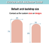 Allenjoy Custom Arched Wall Backdrop Covers Set for Party