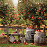 Allenjoy Autumn Apple Orchard Photography Backdrop Gbsx-00737