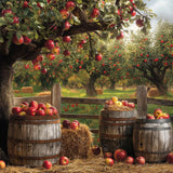 Allenjoy Autumn Apple Orchard Photography Backdrop Gbsx-00738