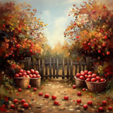 Allenjoy Autumn Apple Orchard Photography Backdrop Gbsx-01207