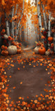 Allenjoy Autumn Birch Forest Path Photography Backdrop Gbsx-00775