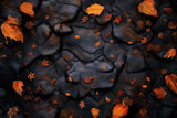 Allenjoy Autumn Dark Stone Floor Photography Backdrop Gbsx-00918