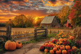 Allenjoy Autumn Farm Landscape Photography Backdrop Gbsx-00812