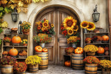 Allenjoy Autumn Flower Shop Photography Backdrop Gbsx-00800