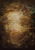 Allenjoy Autumn Forest Painting Photography Backdrop Gbsx-00612