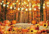 Allenjoy Autumn Forest Tree Photography Backdrop Gbsx-00985