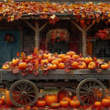 Allenjoy Autumn Harvest Barn Photography Backdrop Gbsx-00926