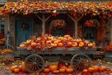 Allenjoy Autumn Harvest Barn Photography Backdrop Gbsx-00926