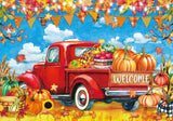 Allenjoy Autumn Harvest Truck Photography Backdrop GBSX-00181