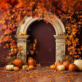 Allenjoy Autumn Leaves Arch Photography Backdrop GBSX-00133