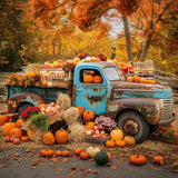 Allenjoy Autumn Old Truck Photography Backdrop Gbsx-00379