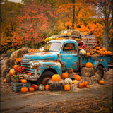 Allenjoy Autumn Old Truck Photography Backdrop Gbsx-00380