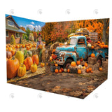 Allenjoy Autumn Old Truck Room Set Backdrop Gbsx-00921&Gbsx-00380&Ym8C-B0507