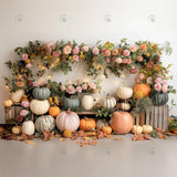 Allenjoy Autumn Pumpkin Farm Photography Backdrop Gbsx-00505