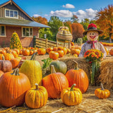 Allenjoy Autumn Pumpkin Patch Farm Photography Backdrop Gbsx-00921