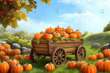 Allenjoy Autumn Pumpkin Patch Photography Backdrop Gbsx-01131