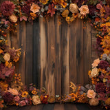 Allenjoy Autumn Rustic Harvest Blooms Photography Backdrop Gbsx-00644