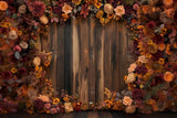 Allenjoy Autumn Rustic Harvest Blooms Photography Backdrop Gbsx-00644